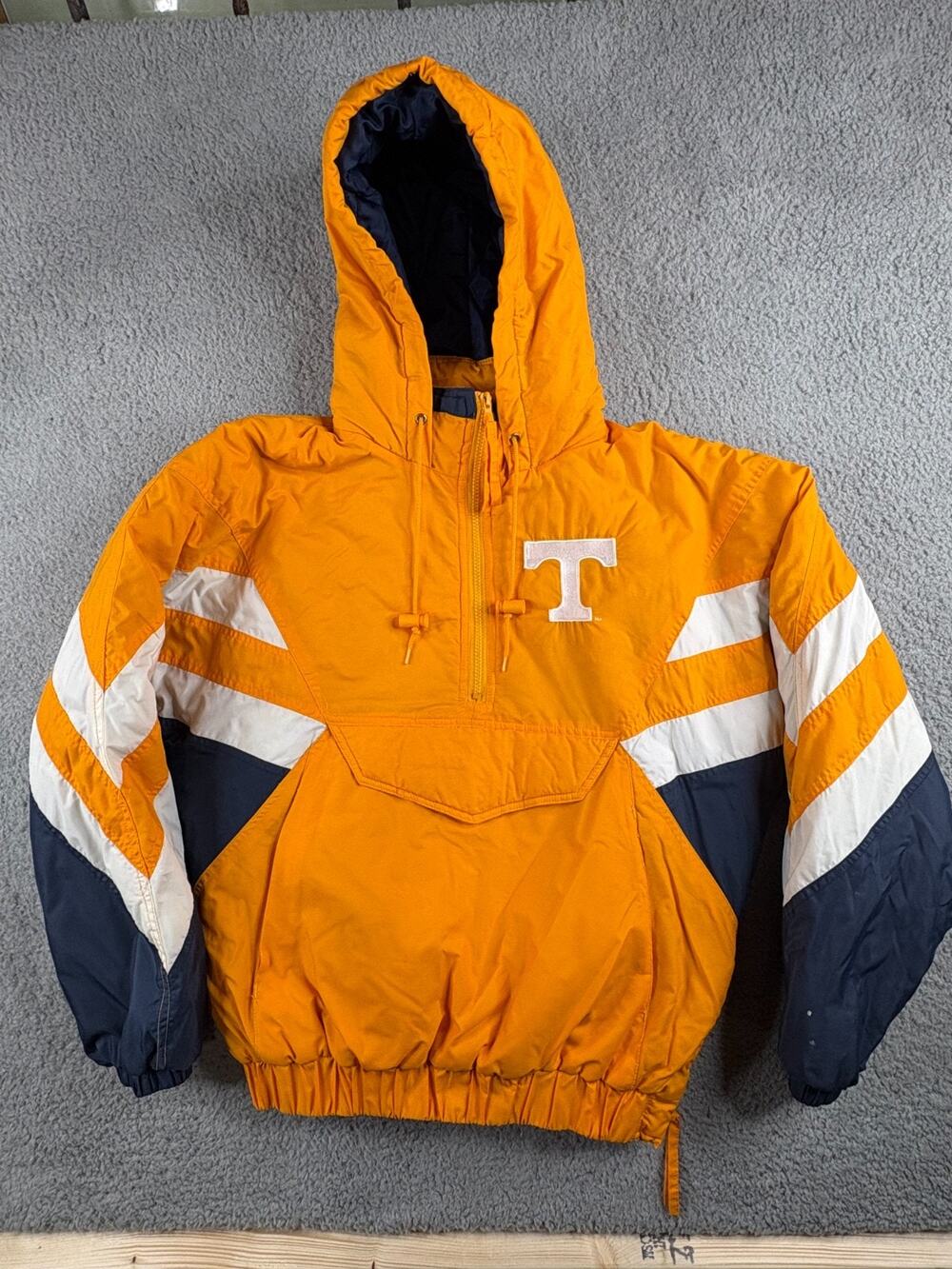 Vintage 1990s NG Tennessee Volunteers Pullover Jacket Men's Size Medium Orange